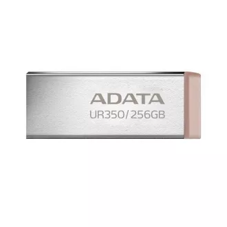 ADATA Flash Disk 256GB UR350, USB 3.2, strieborno-hnedá