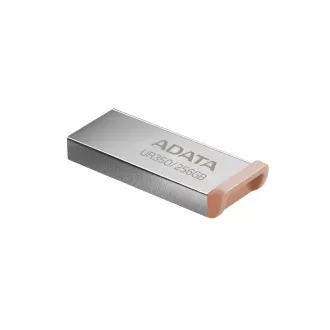 ADATA Flash Disk 256GB UR350, USB 3.2, strieborno-hnedá