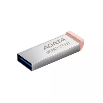 ADATA Flash Disk 256GB UR350, USB 3.2, strieborno-hnedá