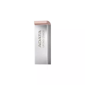 ADATA Flash Disk 256GB UR350, USB 3.2, strieborno-hnedá