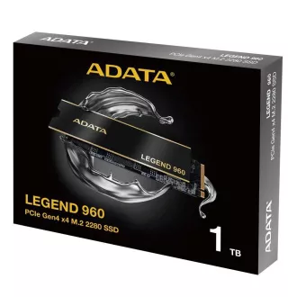 ADATA SSD 1TB LEGEND 960, PCI Gen4 x4, M.2 2280, (R:7400/ W:6000MB/s)