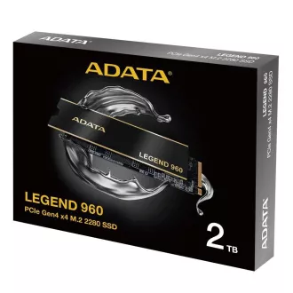 ADATA SSD 2TB LEGEND 960, PCI Gen4 x4, M.2 2280, (R:7400/ W:6800MB/s)