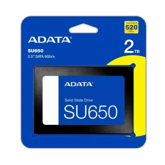 ADATA SSD 2TB SU650, SATA III, 2.5", (R:520/W:450MB/s)