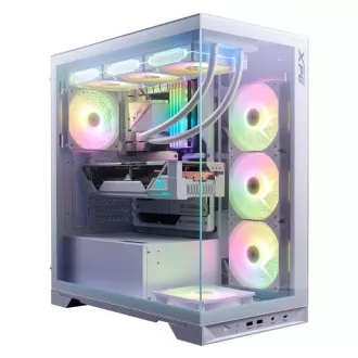 ADATA XPG case INVADER X BTF Mid-Tower, bez zdroja, 5x 120mm Fan, Biela