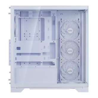 ADATA XPG case INVADER X BTF Mid-Tower, bez zdroja, 5x 120mm Fan, Biela