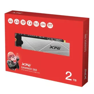ADATA SSD 2TB XPG GAMMIX S60, PCI Gen4x4, M.2 2280, (R:5000/ W:4200MB/s)
