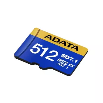 ADATA MicroSDXC 512GB karta Premier Extreme SD7.1, U3, C10, V30 (R:800/W:700 MB/s) ADATA MicroSDXC 512GB karta Premier Extreme SD7.1, U3, C10, V30 (R:800/W:700 MB/s)