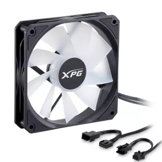 ADATA XPG Ventilátor VENTO R, Prevrátený, 120mm, ARGB, PWM, čierna