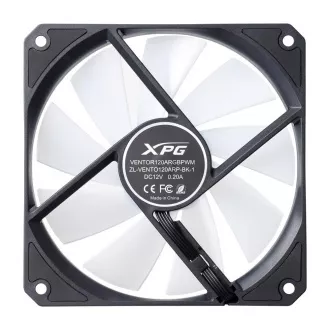 ADATA XPG Ventilátor VENTO R, Prevrátený, 120mm, ARGB, PWM, čierna