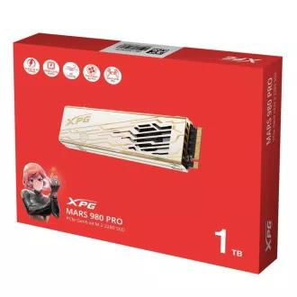 ADATA SSD 1TB XPG MARS 980 PRO, PCI Gen5x4, M.2 2280, (R:14000/ W:10000MB/s)