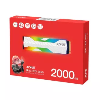 ADATA SSD 2TB XPG SPECTRIX S65G, PCI Gen4x4 M.2 2280, (R:6000/W:5000 MB/s)
