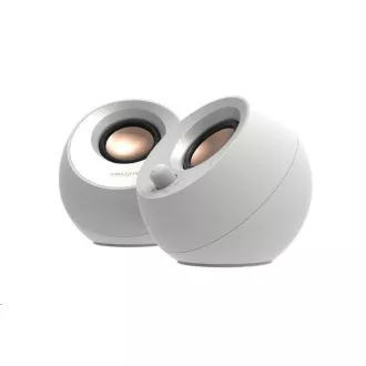 Creative PEBBLE V3, stolný 2.0 reproduktory s USB-C a Bluetooth 5.0 - biele