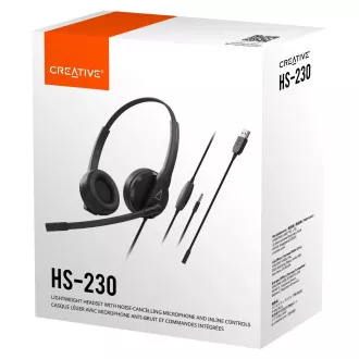 Creative HS-230 slúchadlá USB/jack