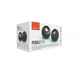 Creative repro Pebble Pro - mobilný reproduktor - čierny
