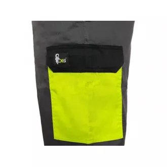 Záhradníky CXS PHOENIX CRONOS, šedo-žltá, veľ. 62