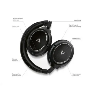 LAMAX NoiseComfort ANC náhlavné slúchadlá s funkciou potlačenia hluku