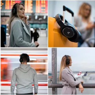 LAMAX NoiseComfort ANC náhlavné slúchadlá s funkciou potlačenia hluku