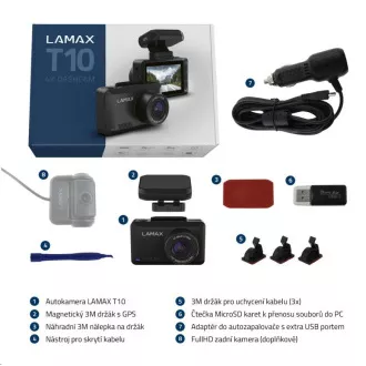 LAMAX T10 4K GPS (s hlásením radarov)