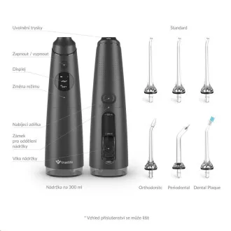 TrueLife AquaFloss Compact C300 Black - ústna sprcha