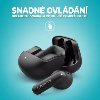 LAMAX Tones1 - bezdrôtové slúchadlá - čierna LAMAX Tones1 - bezdrôtové slúchadlá - čierna