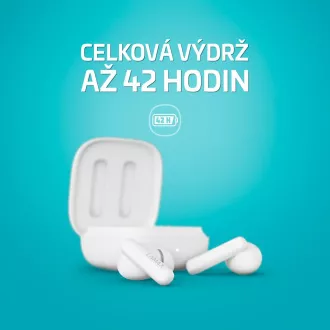 LAMAX Clips1 Plus - špuntové slúchadlá - biele