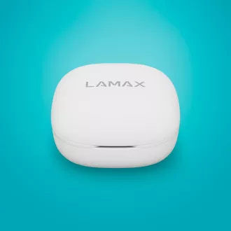 LAMAX Clips1 ANC- špuntové slúchadlá - biele