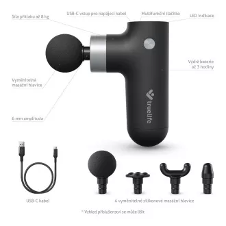 TrueLife RelaxGun G3 - masážna pištoľ TrueLife RelaxGun G3 - masážna pištoľ