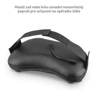 TrueLife RelaxBack B3 Charge - masážny vankúš s dobíjacou batériou