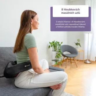 TrueLife RelaxBack B6 Charge - masážny golier s dobíjacou batériou
