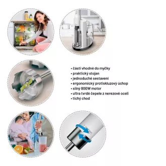 Lauben Stick Blender 800WT - tyčový mixér