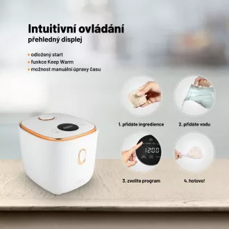 Lauben Multifunction Rice Cooker 1200WR Rose Gold Edition - ryžovar Lauben Multifunction Rice Cooker 1200WR Rose Gold Edition - ryžovar