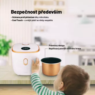 Lauben Multifunction Rice Cooker 1200WR Rose Gold Edition - ryžovar Lauben Multifunction Rice Cooker 1200WR Rose Gold Edition - ryžovar