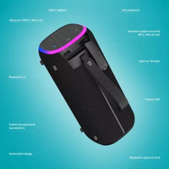 LAMAX StarCube1 - prenosný reproduktor