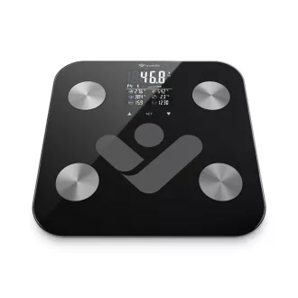 TrueLife FitScale W6 BT - Bioelektrická impedančná bluetooth váha - čierna