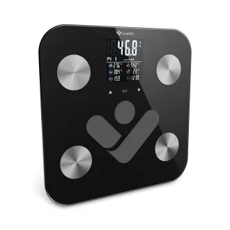 TrueLife FitScale W6 BT - Bioelektrická impedančná bluetooth váha - čierna