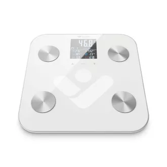 TrueLife FitShape S6 BT - Bioelektrická impedančná bluetooth váha - biela