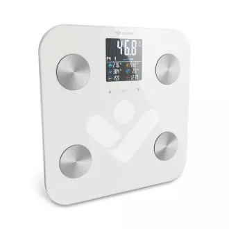 TrueLife FitShape S6 BT - Bioelektrická impedančná bluetooth váha - biela