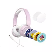 LAMAX SoundKid1 - náhlavné slúchadlá - ružová