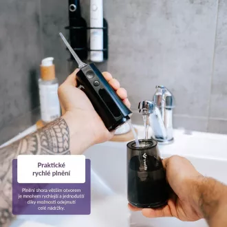 TrueLife AquaFloss Compact L100 Black - ústna sprcha