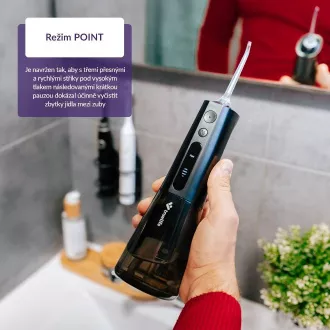 TrueLife AquaFloss Compact L100 Black - ústna sprcha