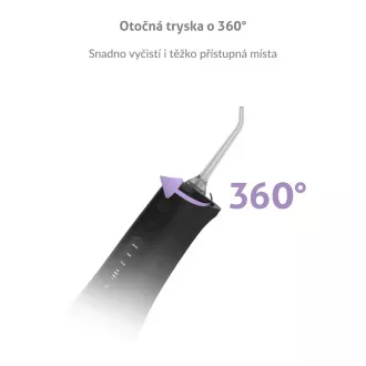TrueLife AquaFloss Compact L100 Black - ústna sprcha