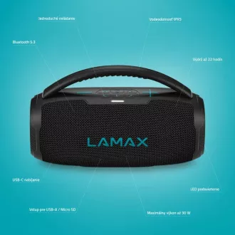 LAMAX PartyGo1 Mini - prenosný reproduktor