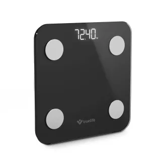 TrueLife FitScale W1 BT Black - bioelektrická impedančná bluetooth váha