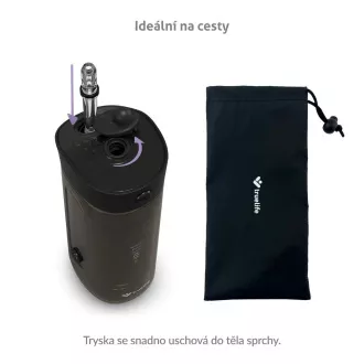 TrueLife AquaFloss Mini M50 - ústna sprcha - čierna