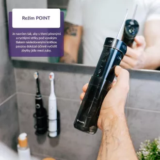 TrueLife AquaFloss Mini M50 - ústna sprcha - čierna