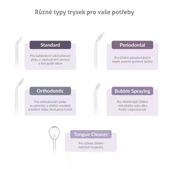 TrueLife AquaFloss Mini M50 - ústna sprcha - čierna