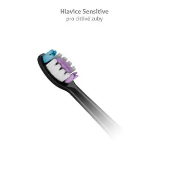 TrueLife SonicBrush Clean-series heads Sensitive black 2 pack