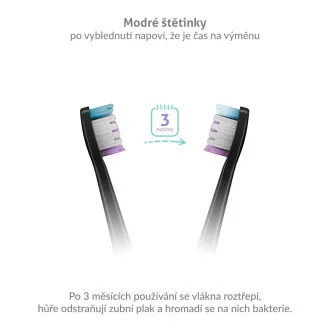 TrueLife SonicBrush Clean-series heads Sensitive black 2 pack