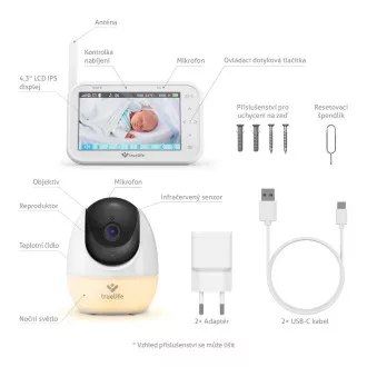 TrueLife NannyCam R4 Pro - digitálna video opatrovateľka