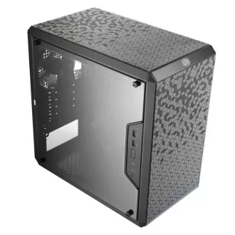 Cooler Master case MasterBox Q300L, mATX, Priehľadná bočnica, 1x 120mm Fan, Čierna
